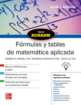 SCHAUM FORMULAS Y TABLAS DE MATEMATICA APLICADA 5ªED - 9786071514646